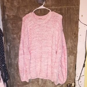 Elie Tahari Soft Pink Crew Neck Sweater
